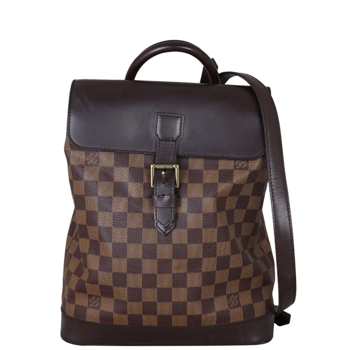 Beautiful Louis Vuitton Damier Ebene Soho Backpack Bag Louis Vuitton Damier Ebene Soho Backpack Bag Authenticated  main image 3
