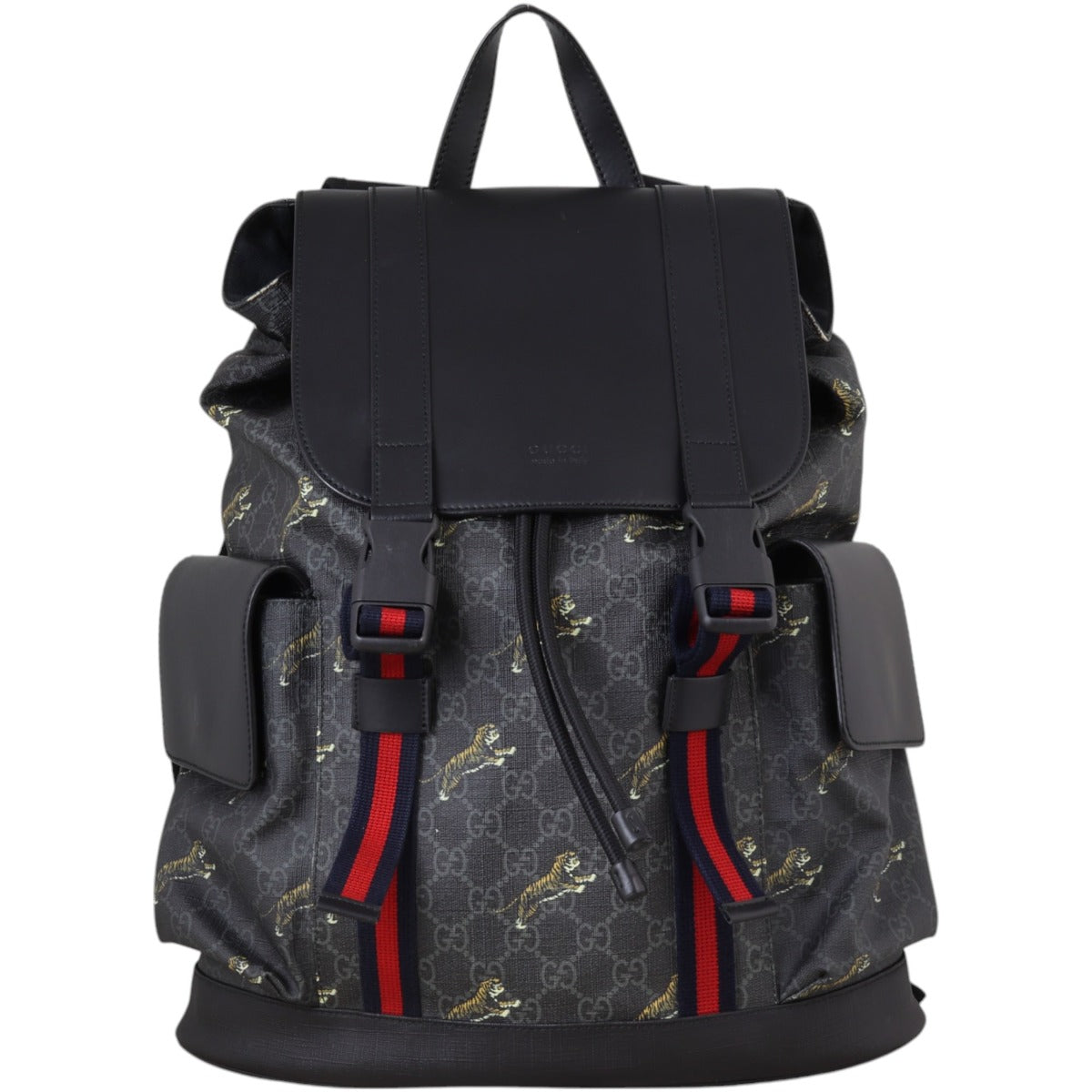 Gucci GG Supreme Double Buckle Backpack – Luxe.It.Fwd display picture 2