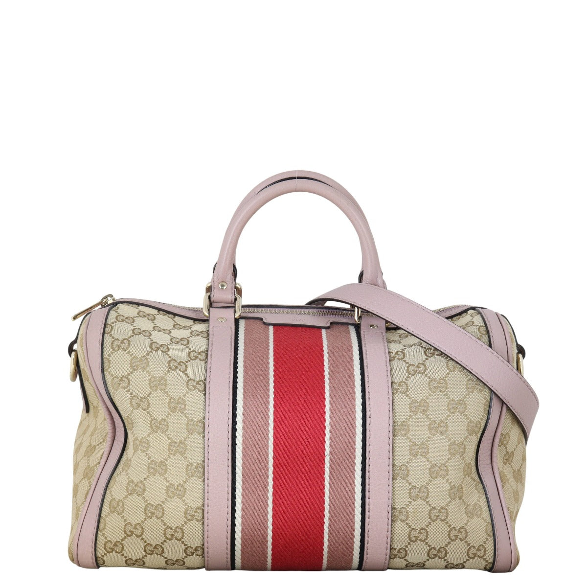 Gucci Vintage Web Original GG Boston Bag Medium – Luxe.It.Fwd