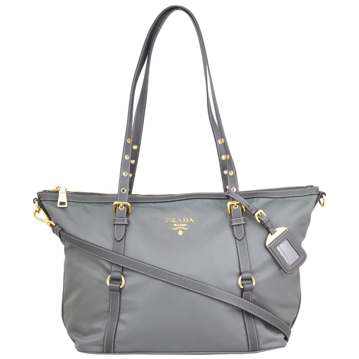 Prada Tessuto & Saffiano Two-Way Tote – Luxe.It.Fwd
