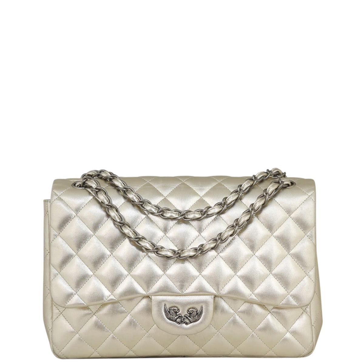 茶*様 Chanel Silver ヴィンテージバッグ Chanel Melbourne Limited Edition Single Flap Bag – Luxe.It.Fwd