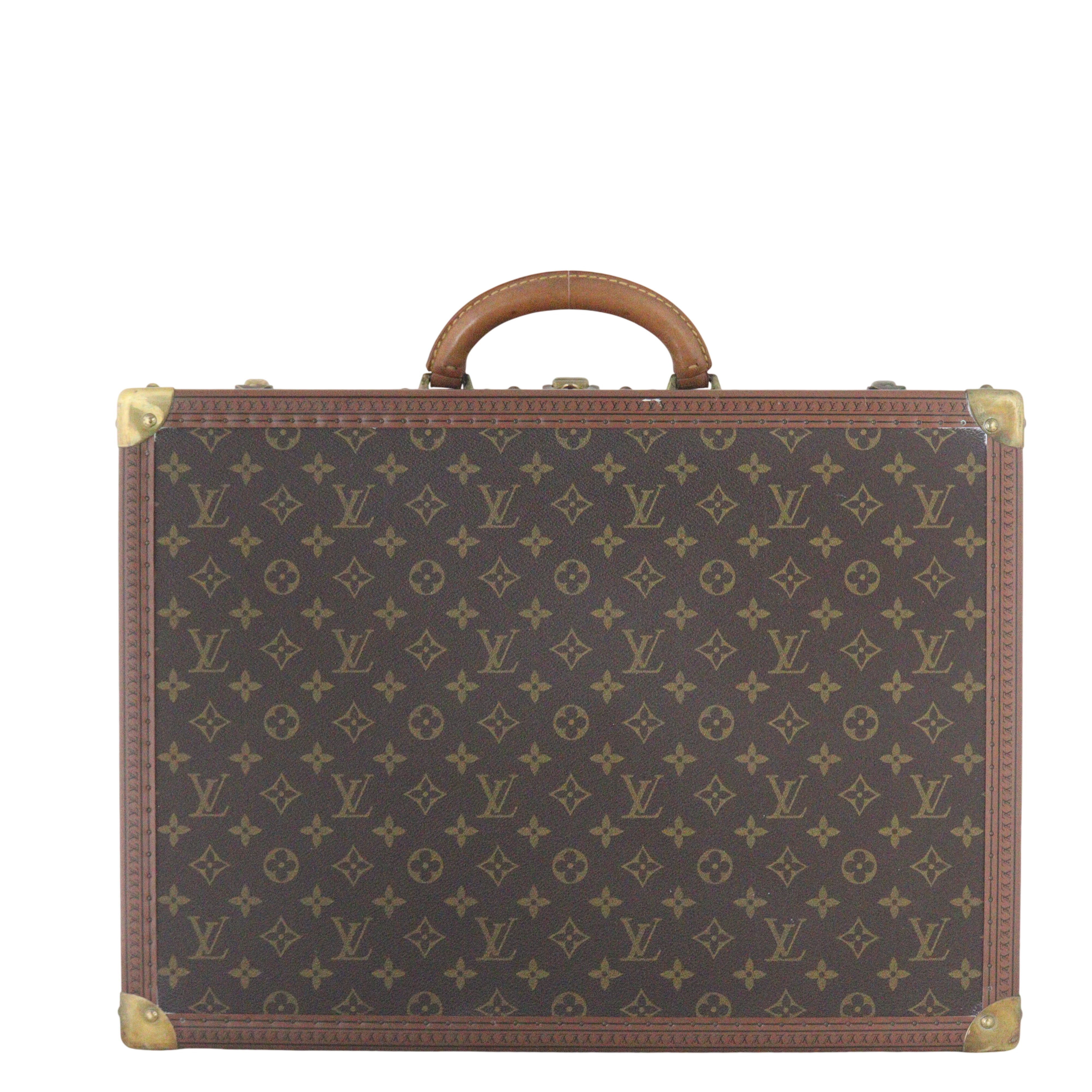 【稀少】Louis Vuitton COTOVILLE 50 TRUNKCASE Louis Vuitton Cotteville 50 Trunk Case Monogram – Luxe.It.Fwd