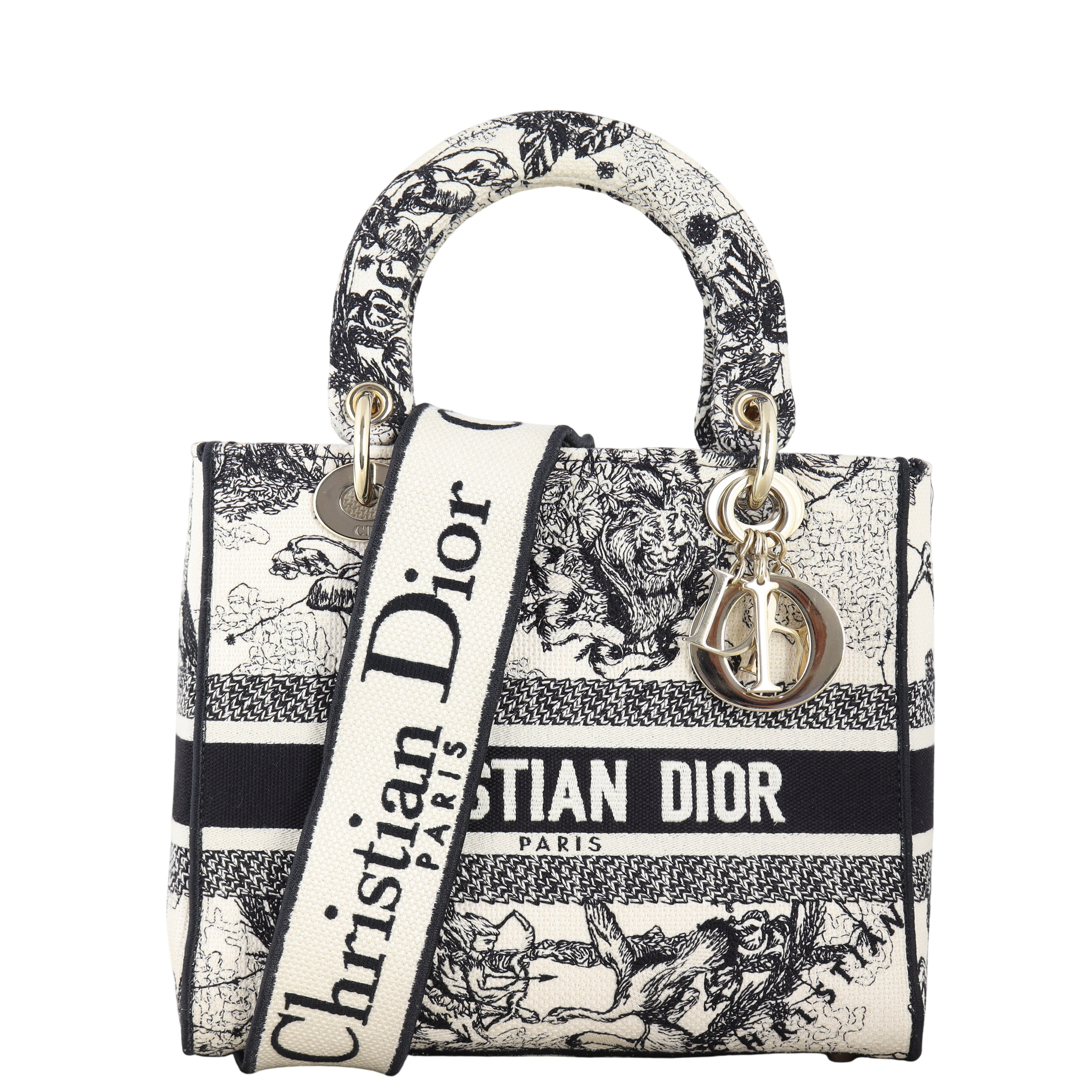 Dior Lady D-Lite Medium Toile de Jouy Zodiac – Luxe.It.Fwd