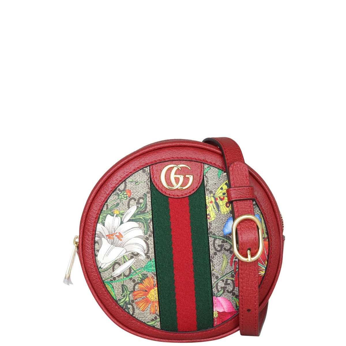 gucci ophidia mini round backpack Gucci Flora GG Supreme Ophidia Round Backpack Mini – Luxe.It.Fwd
