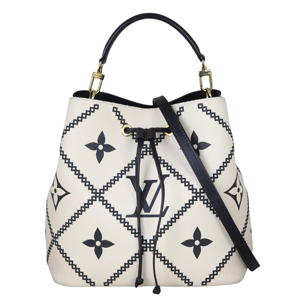 Louis Vuitton NeoNoe MM Monogram Empreinte Giant Broderies – Luxe