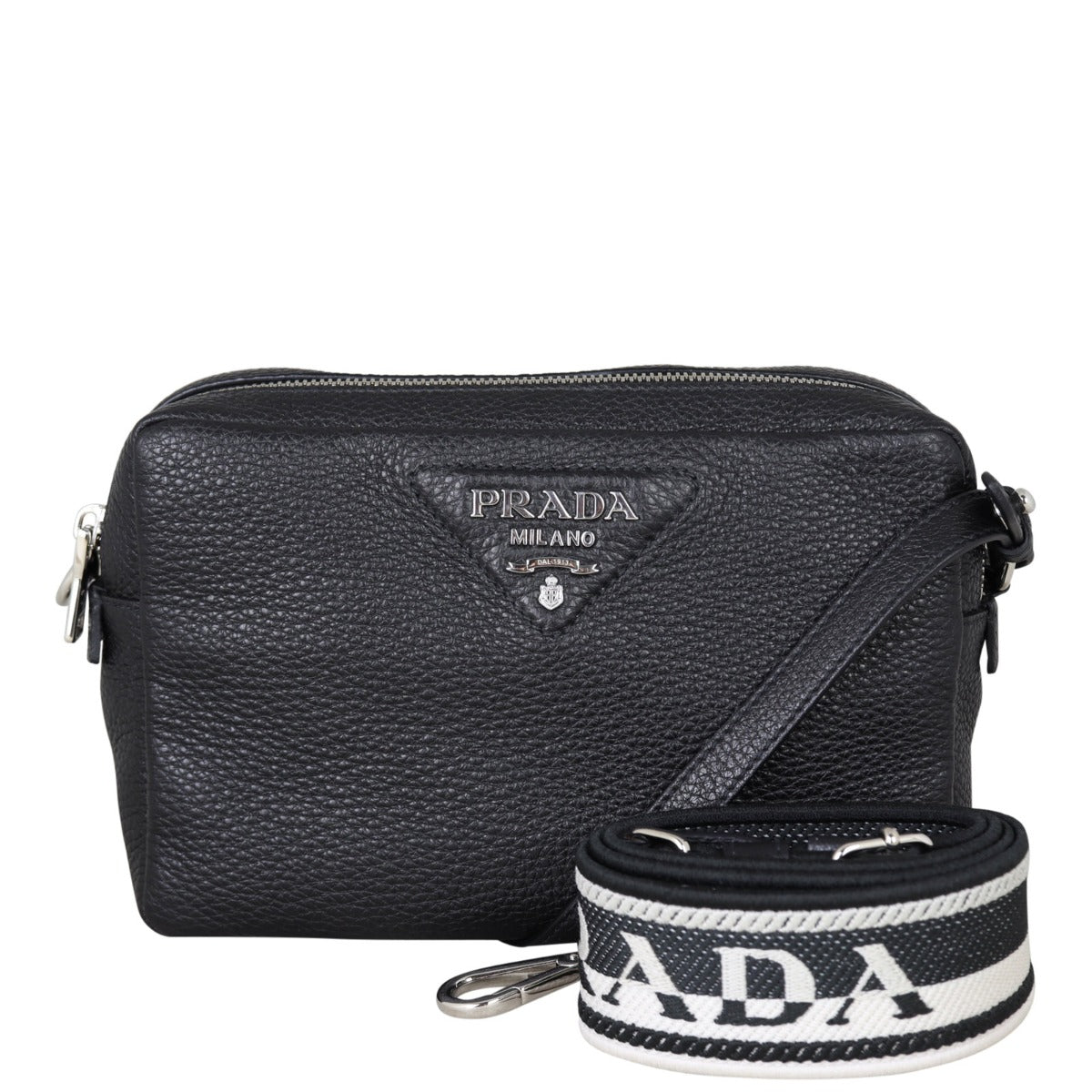 Prada Vitello Daino Double Zip Camera Bag – Luxe.It.Fwd