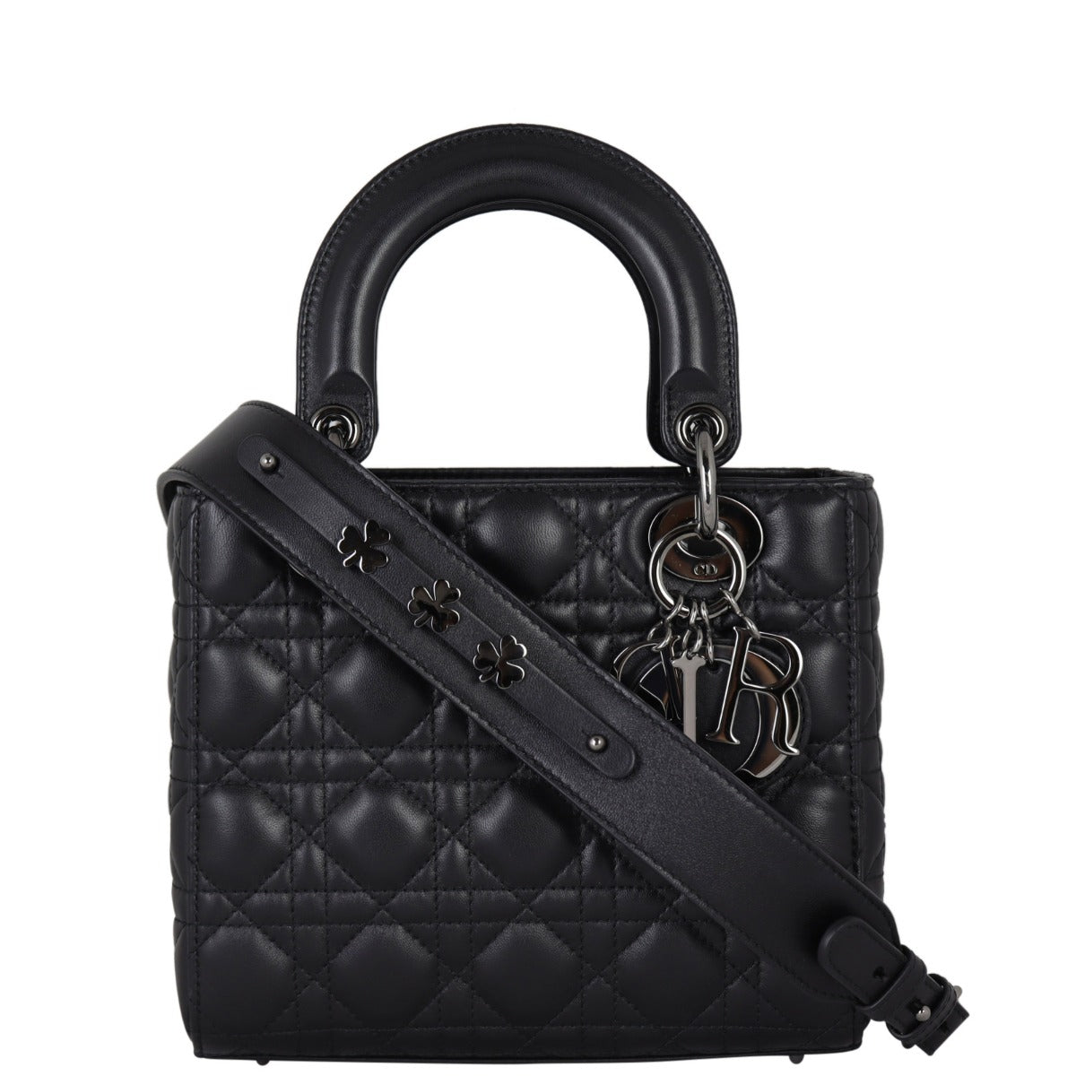 Re様 Lady Dior My ABCDior スモール ブラック DIOR | Lady Dior My ABCDior バッグ スモール カナージュ ラムスキン
