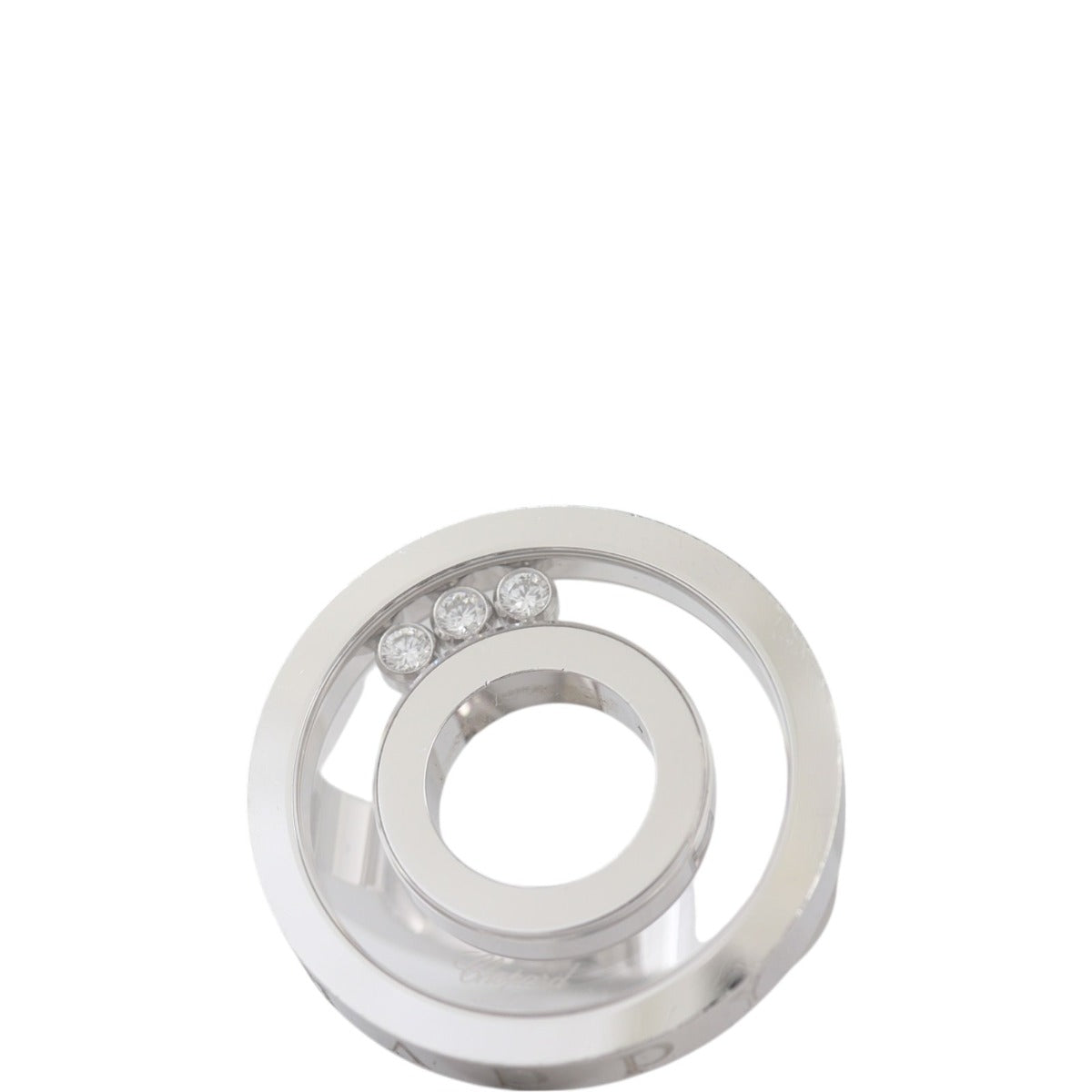 Chopard Happy Spirit Diamond 18k White Gold Ring – Luxe.It.Fwd