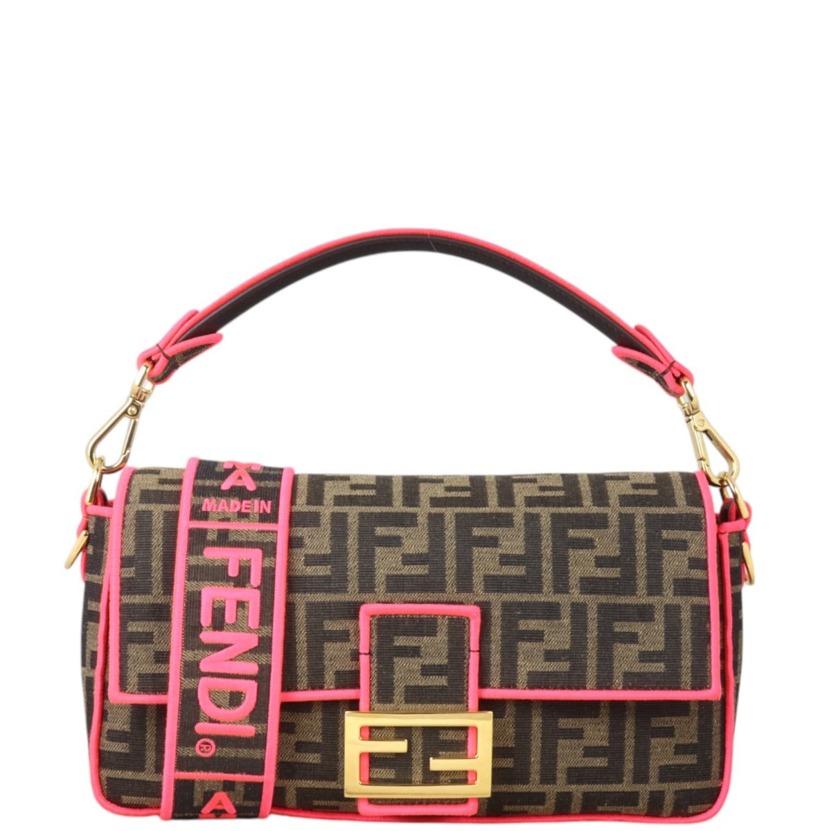 Fendi Baguette Bag FF 1974 Fluoro – Luxe.It.Fwd