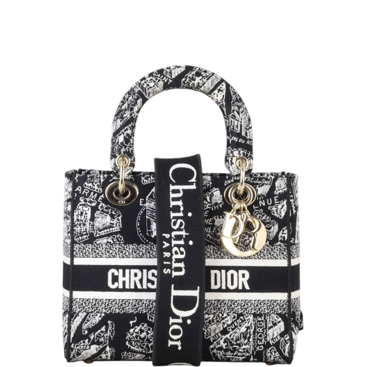 Dior Lady D-Lite Medium Plan de Paris – Luxe.It.Fwd