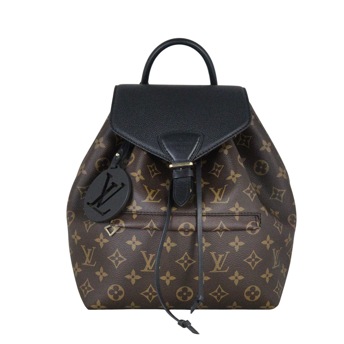 all black louis vuitton backpack Louis Vuitton Montsouris PM Backpack Monogram Noir