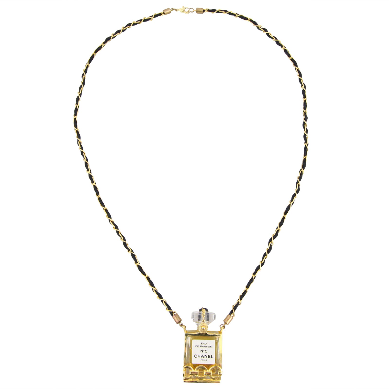 Chanel Vintage No.5 Perfume Bottle Necklace – Luxe.It.Fwd