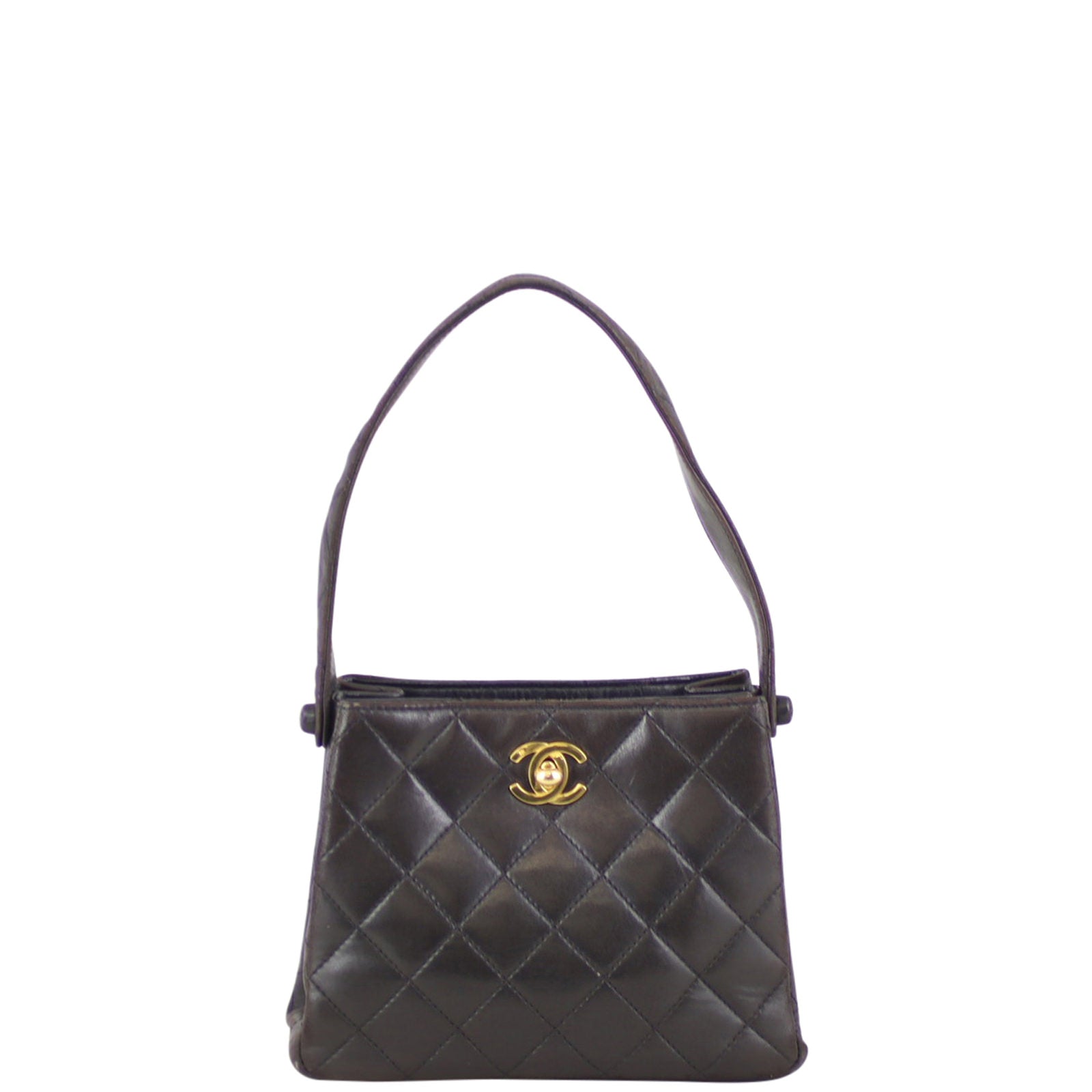Chanel CC Double Turn Lock Vintage Mini Tote – Luxe.It.Fwd