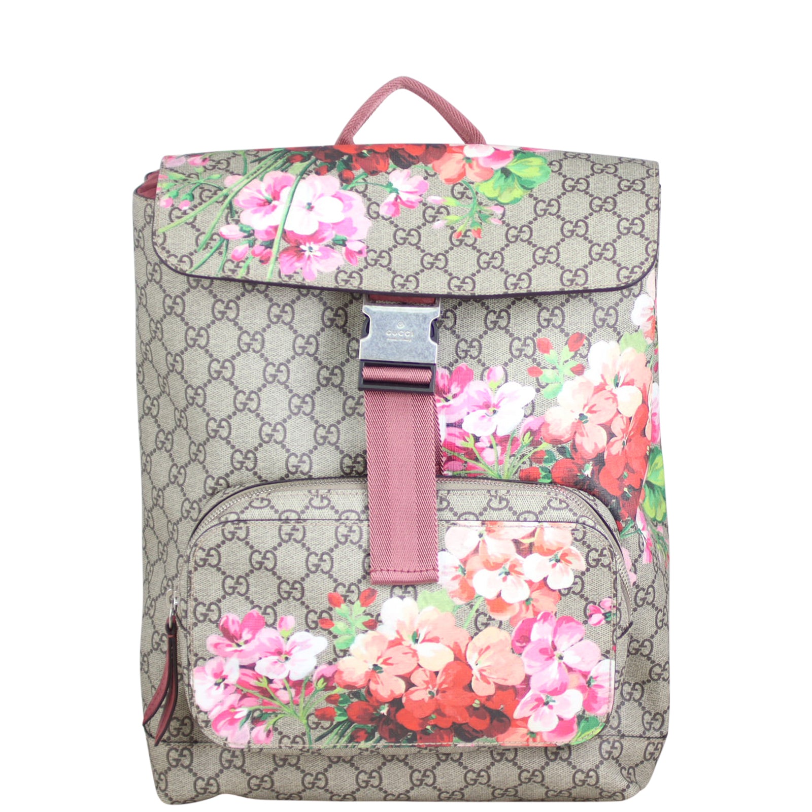 Gucci GG Supreme Blooms Backpack Medium – Luxe.It.Fwd display picture 1