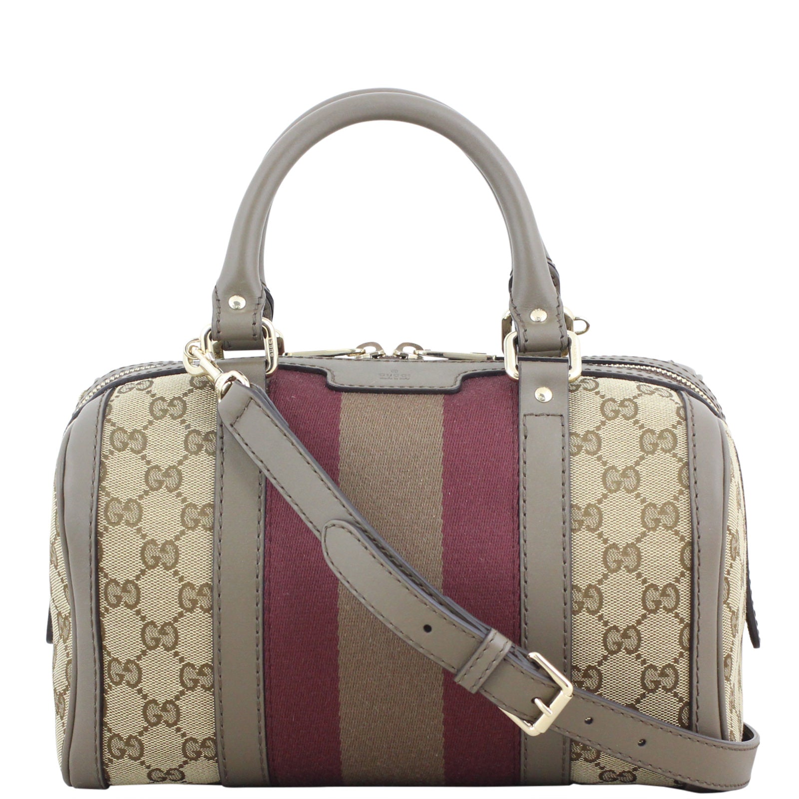 Gucci Vintage Web Original GG Boston Bag Small – Luxe.It.Fwd