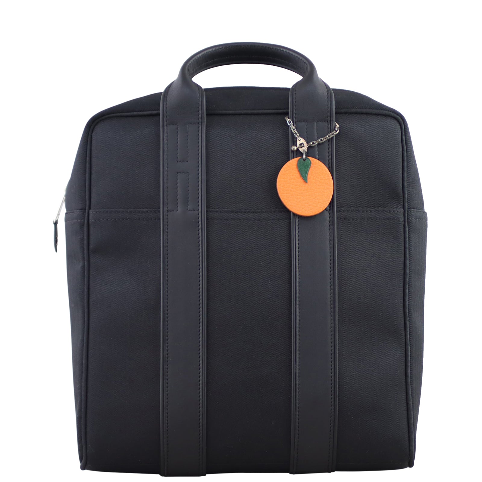 Hermes Toile Herline backpack Hermès Toile Herline Backpack - Grey Backpacks, Handbags  main image 4