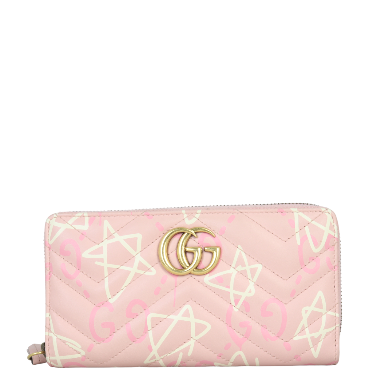 Gucci GG Marmont GucciGhost Zip Around Wallet – Luxe.It.Fwd