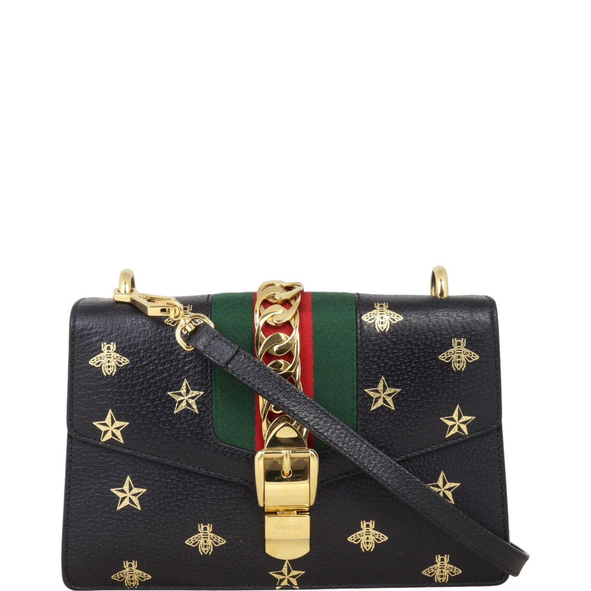 Gucci Sylvie Bee Stars Small Shoulder Bag – Luxe.It.Fwd