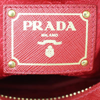 Prada Saffiano Lux Bauletto Bag Stamp
