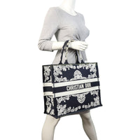 Dior Book Tote Large Cornely Embroidered
