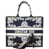 Dior Book Tote Large Cornely Embroidered