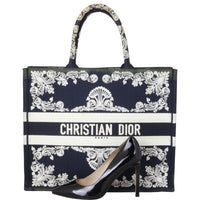 Dior Book Tote Large Cornely Embroidered