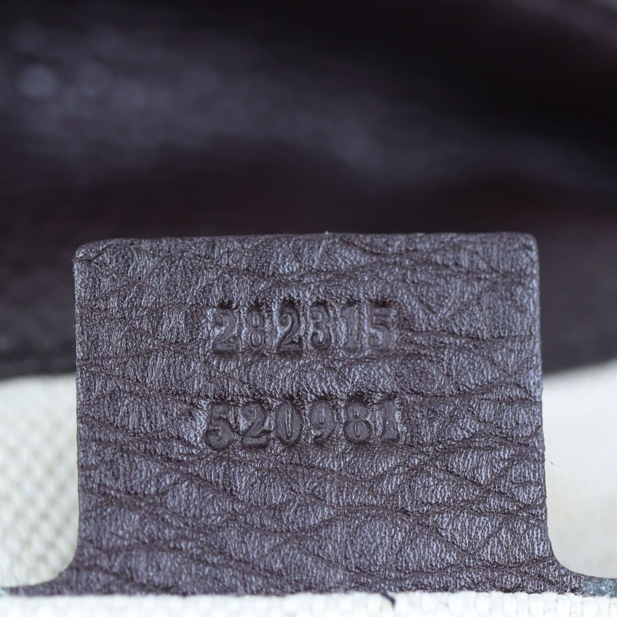 Gucci GG Canvas Diana Bamboo Shoulder Bag Date code