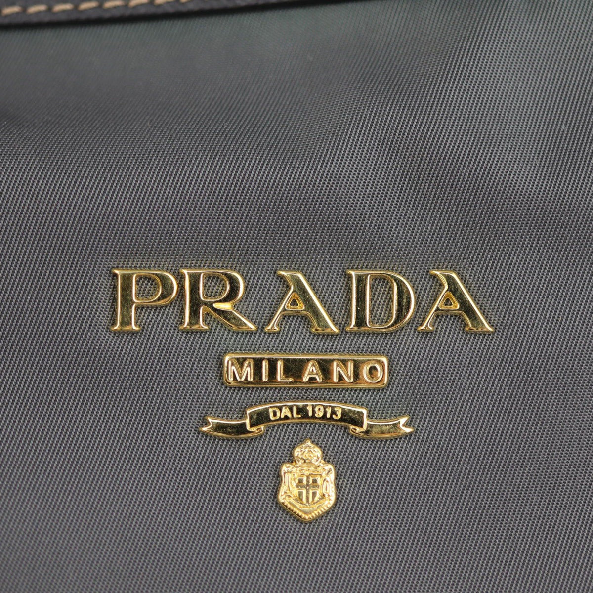 Prada Tessuto & Saffiano Two-Way Tote Hardware
