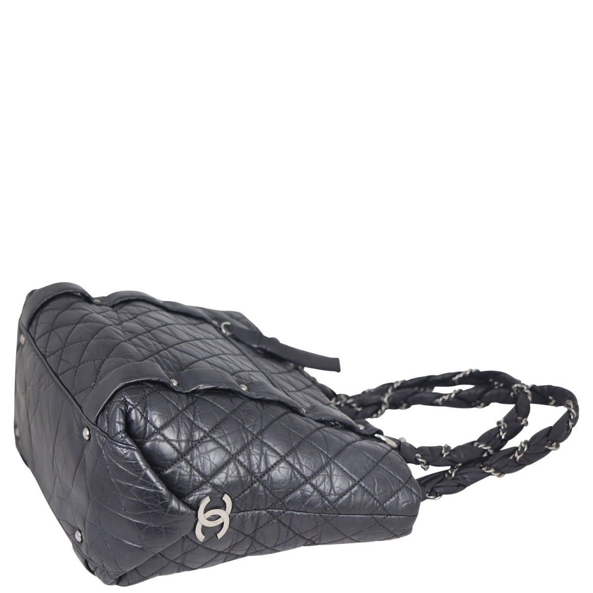 Chanel Lady Braid Tote Corner
