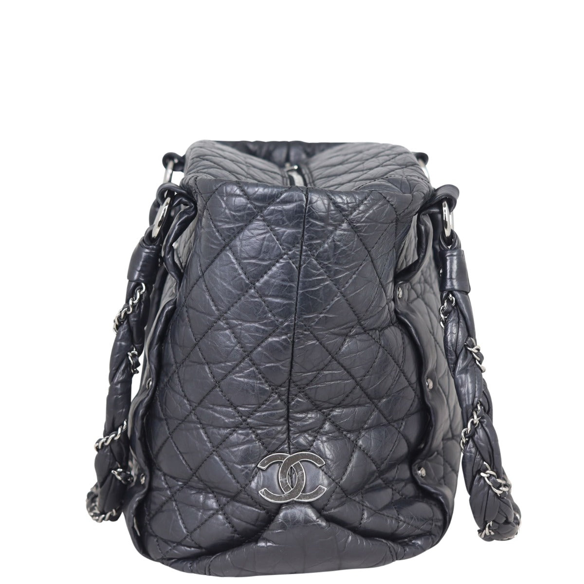 Chanel Lady Braid Tote Side
