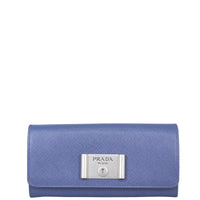 Prada Saffiano Lock Wallet Front
