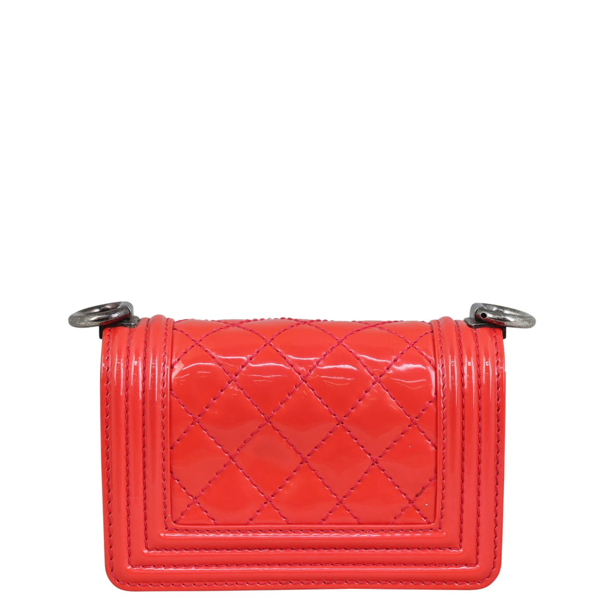 Chanel Boy Mini Patent Back