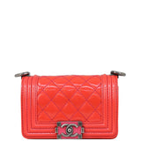 Chanel Boy Mini Patent Front
