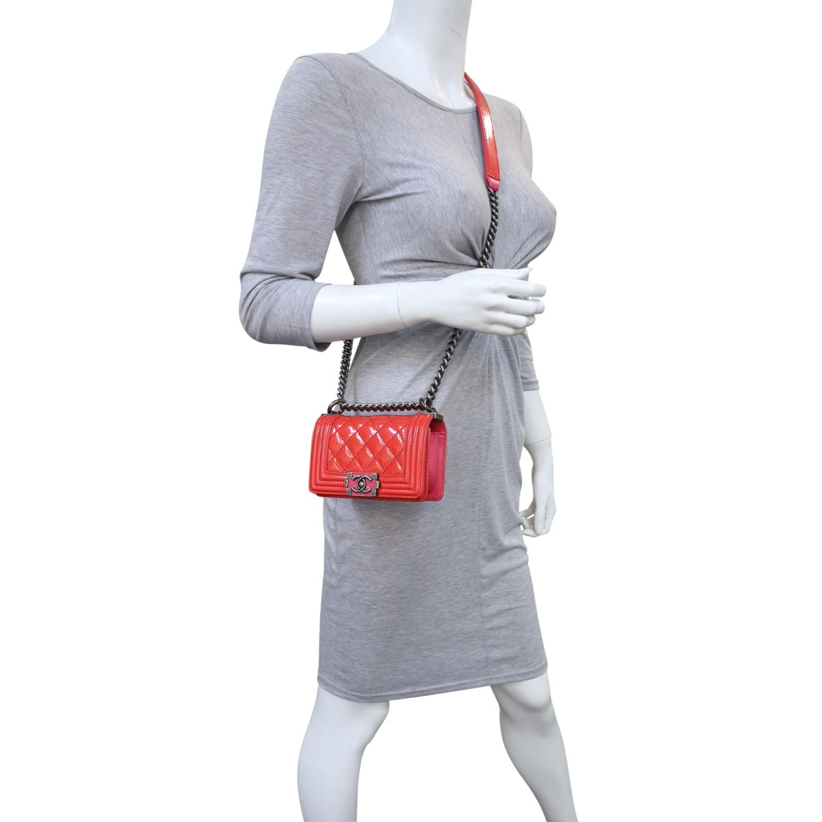 Chanel Boy Mini Patent Mannequin
