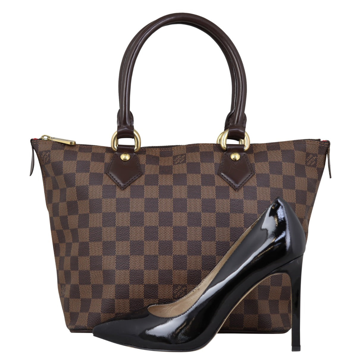 Louis Vuitton Saleya PM Damier Ebene Shoe
