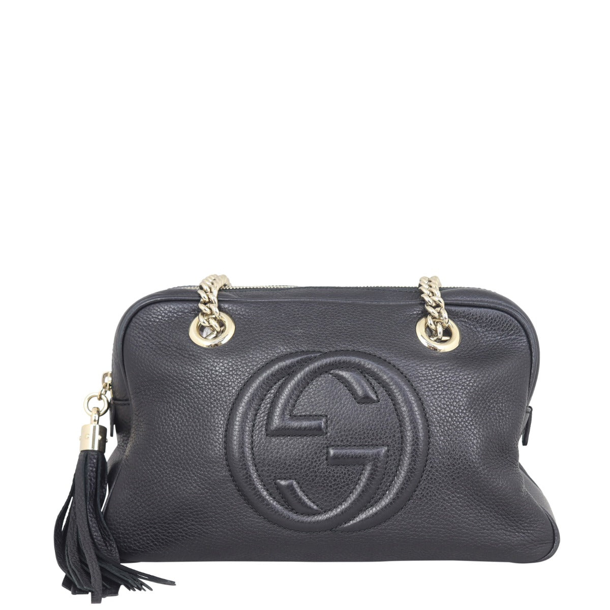 Gucci Soho Chain Bowler Bag Small Front
