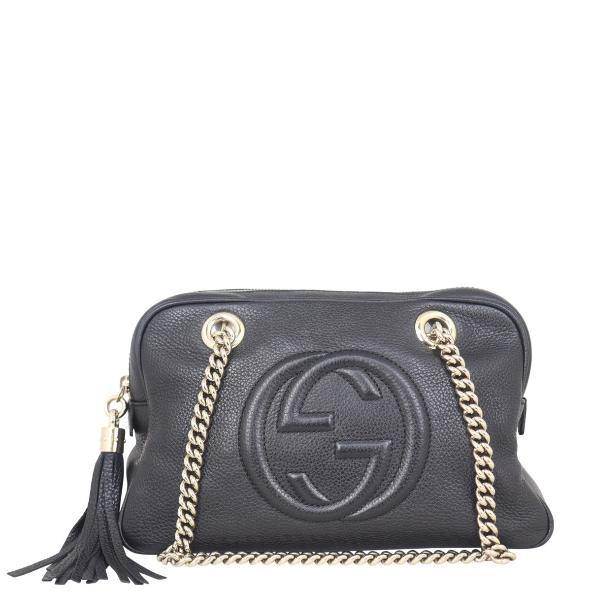 Gucci Soho Chain Bowler Bag Small Front
