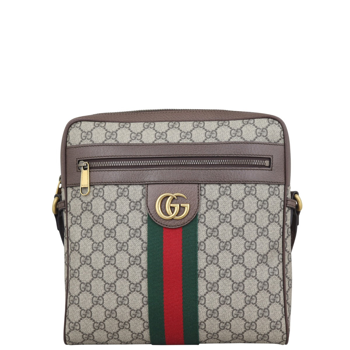 Gucci GG Supreme Ophidia Medium Messenger Bag Front
