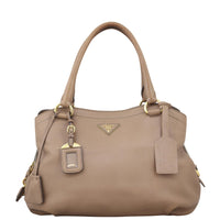 Prada Vitello Cervo Shopping Tote Front