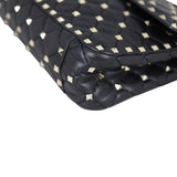 Valentino Rockstud Spike Medium Shoulder Bag Corner close up