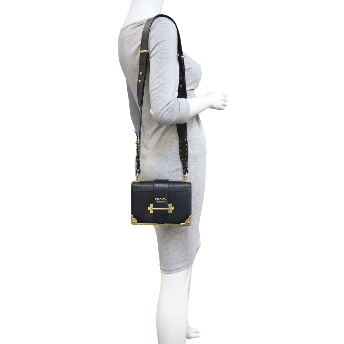 Prada Cahier Shoulder Bag Mannequin