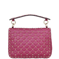 Valentino Rockstud Spike Medium Shoulder Bag Back