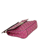 Valentino Rockstud Spike Medium Shoulder Bag Corner distance