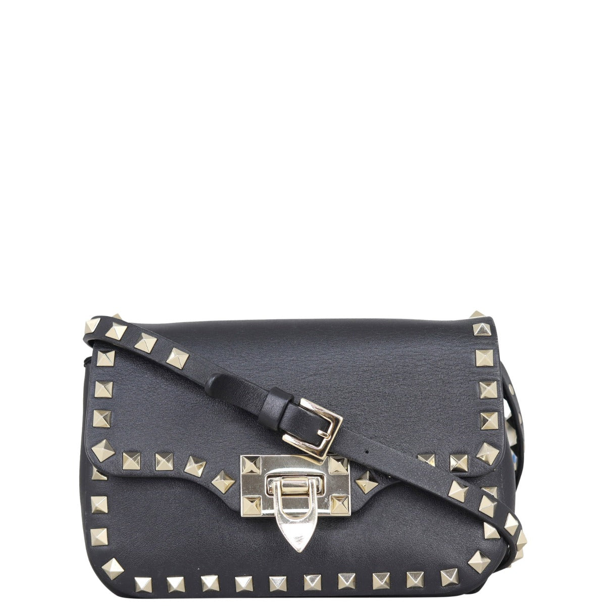 Valentino Rockstud Mini Crossbody Front with strap