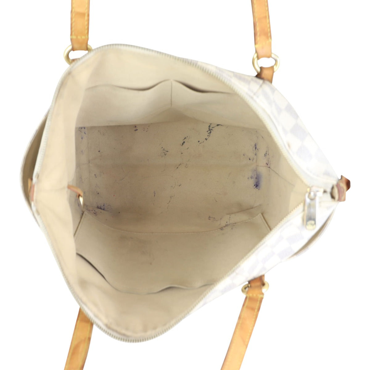 Louis Vuitton Totally MM Damier Azur Interior