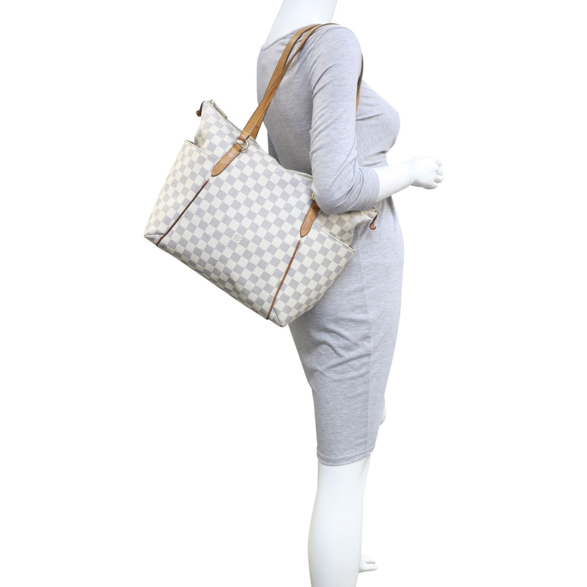 Louis Vuitton Totally MM Damier Azur Mannequin