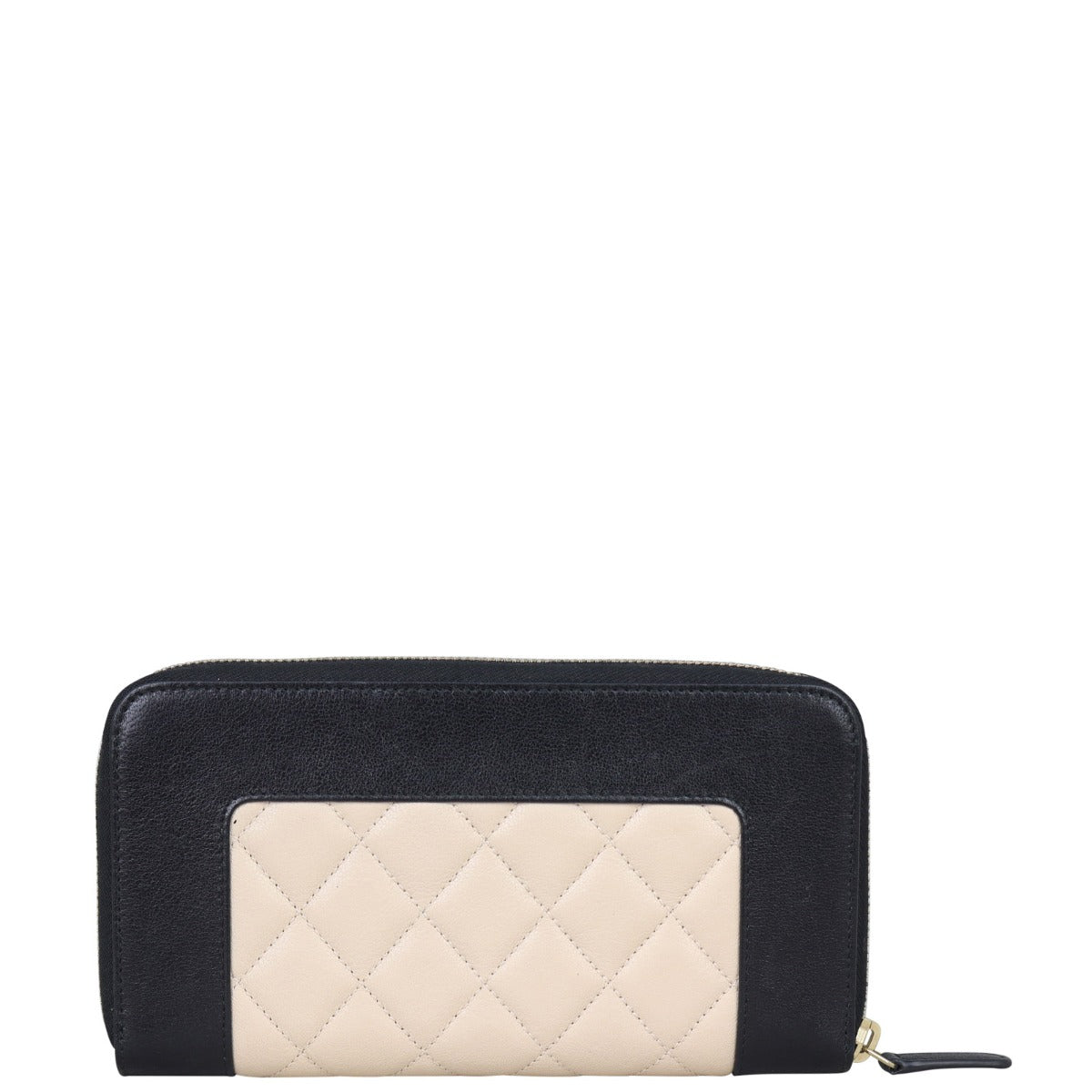 Chanel Mademoiselle Zip Around Wallet Back