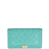 Chanel Boy Long Flap Wallet Front