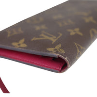 Louis Vuitton Adele Wallet Monogram Corner Closeup