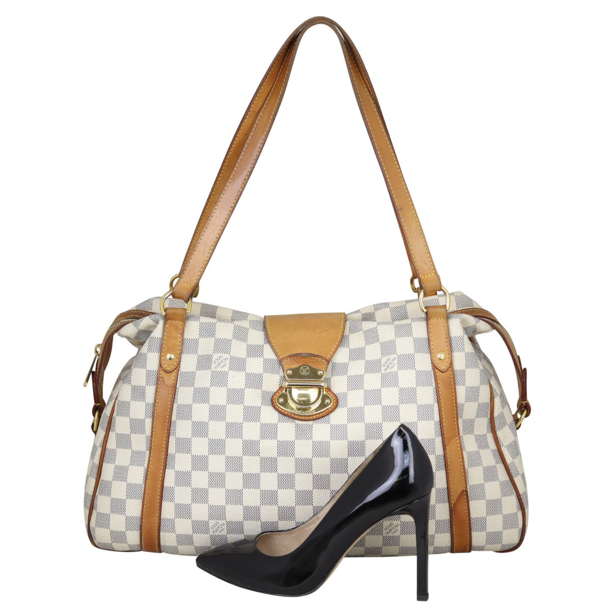 Louis Vuitton Stresa PM Damier Azur Shoe